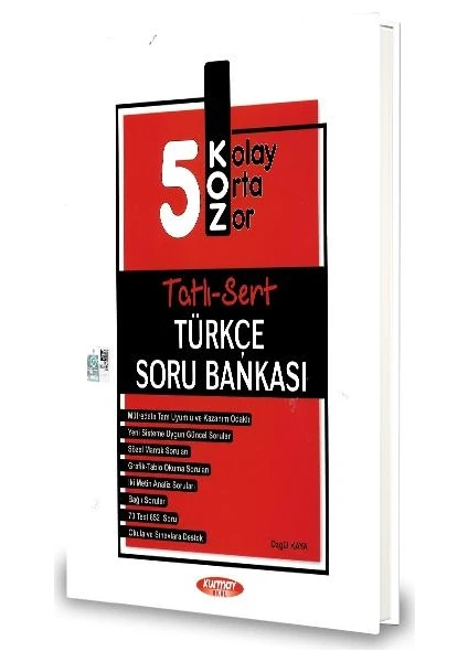 Kurmay Yayınları 5.Sınıf Tatlı-Sert Türkçe Soru Bankası-2020