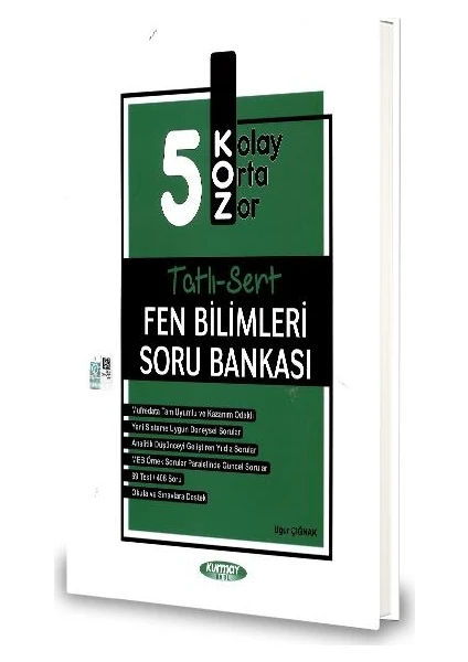 Kurmay Yayınları 5.Sınıf Tatlı-Sert Fen Bilimleri Soru Bankası 2020