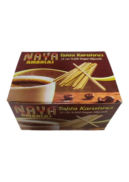 İhtiyaçlimanı Naya Tahta Karıştırıcı 1 Paket