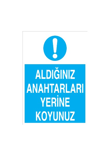 Aldığınız Anahtarları Yerine Koyunuz Dekota