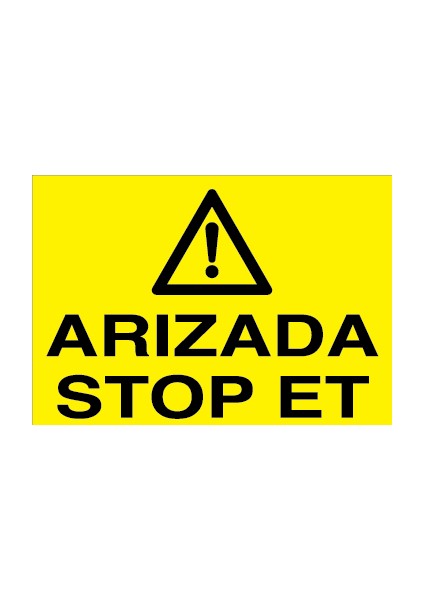 Arızada Stop Et Pvc-Leksan