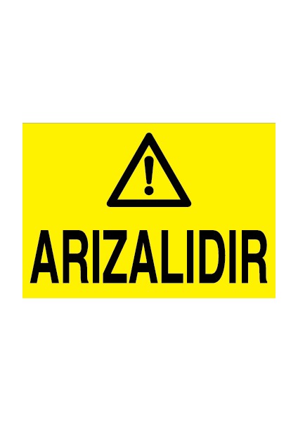 Arızalıdır Sticker-Folyo
