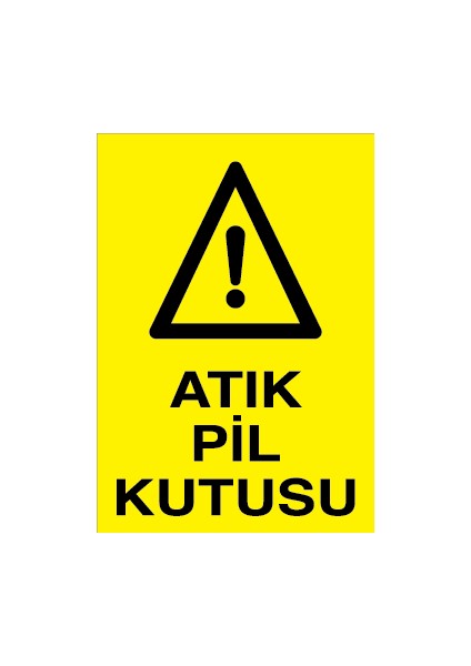 Atık Pil Kutusu Pvc-Leksan