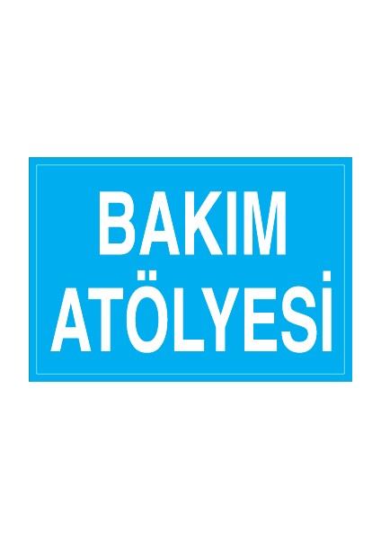 Bakım Atölyesi Sticker-Folyo