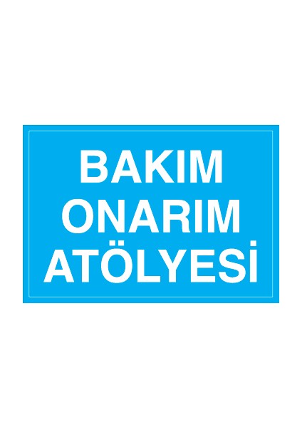Bakım Onarım Atölyesi Pvc-Leksan