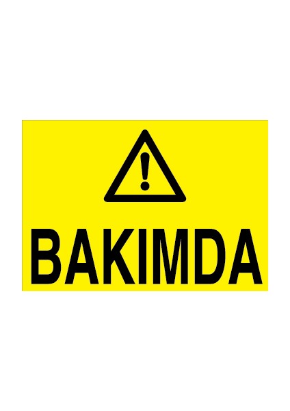 Bakımda Sticker-Folyo