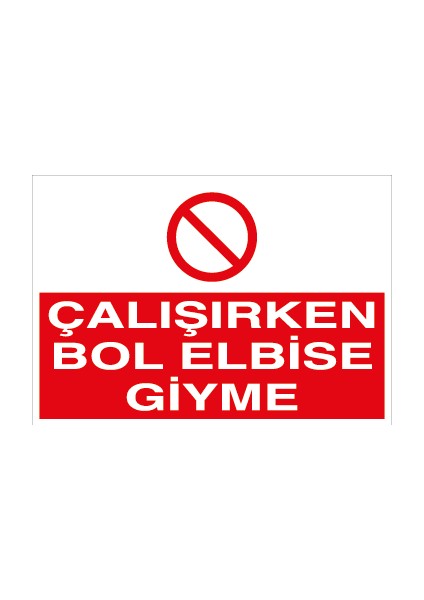 Çalışırken Bol Elbise Giyme Pvc-Leksan