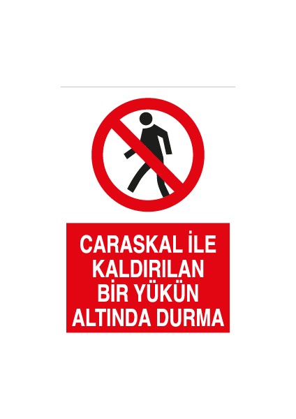 Caraskal Ile Kaldırılan Bir Yükün Altında Durma Alüminyum