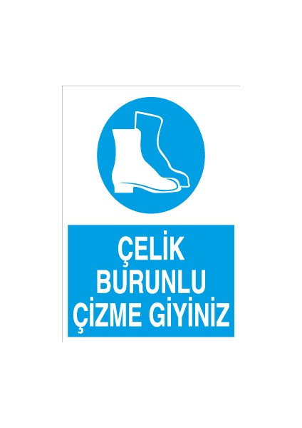 Çelik Burunlu Çizme Giyiniz Alüminyum