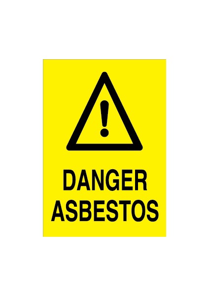 Danger Asbestos Pvc-Leksan