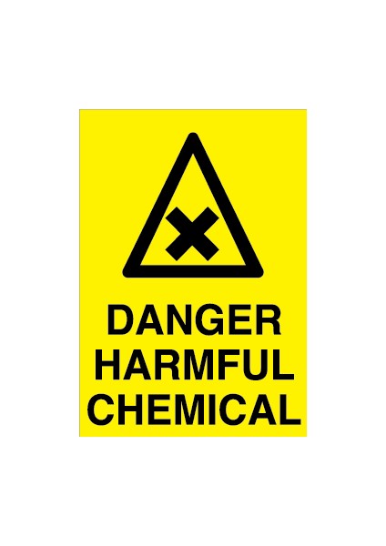 Danger Harmful Chemical Alüminyum