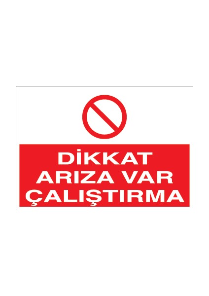 Dikkat Arıza Var Çalıştırma Dekota