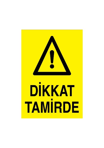 Dikkat Tamirde Alüminyum