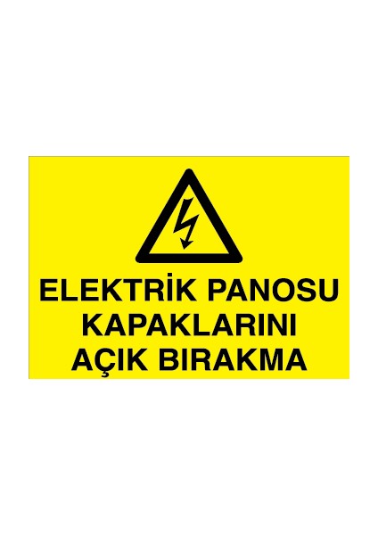 Elektrik Panosu Kapaklarını Açık Bırakma Pvc-Leksan