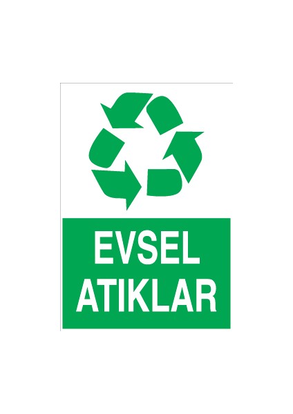Evsel Atıklar Sticker-Folyo