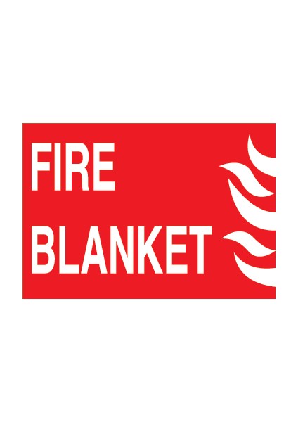 Fire Blanket Sticker-Folyo