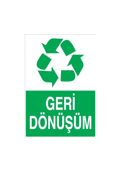 Geri Dönüşüm Sticker-Folyo