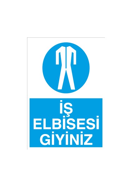 Iş Elbisesi Giyiniz Sticker-Folyo