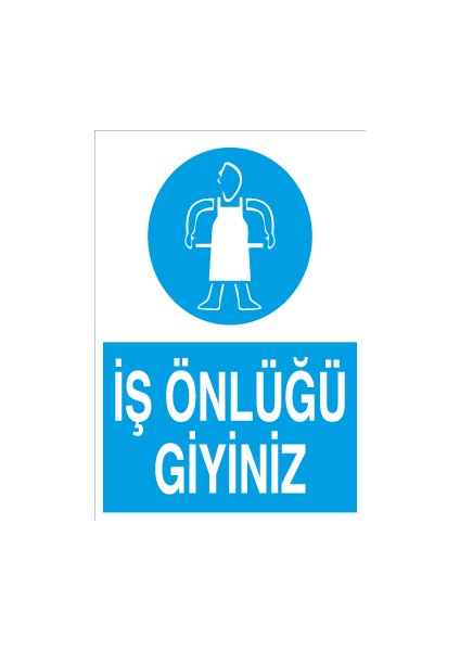 Iş Önlüğü Giyiniz Alüminyum