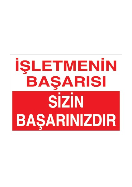Işletmenin Başarısı Sizin Başarınızdır Alüminyum