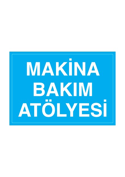 Makina Bakım Atölyesi Pvc-Leksan