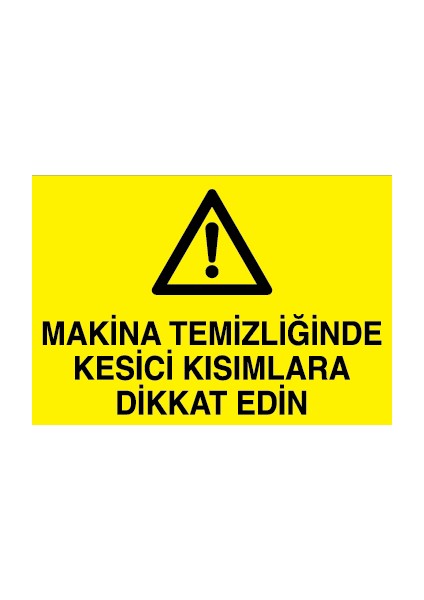Makina Temizliğinde Kesici Kısımlara Dikkat Edin Dekota