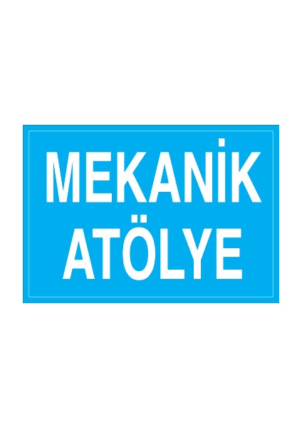 Mekanik Atölye Sticker-Folyo