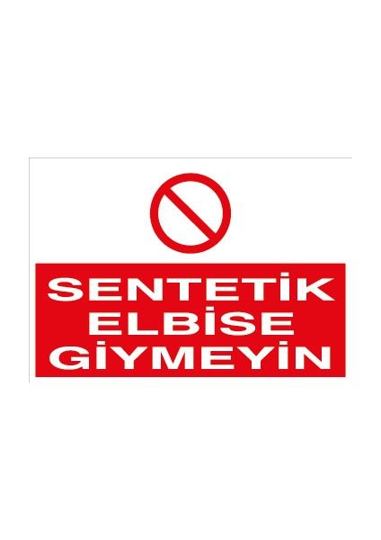 Sentetik Elbise Giymeyin Alüminyum