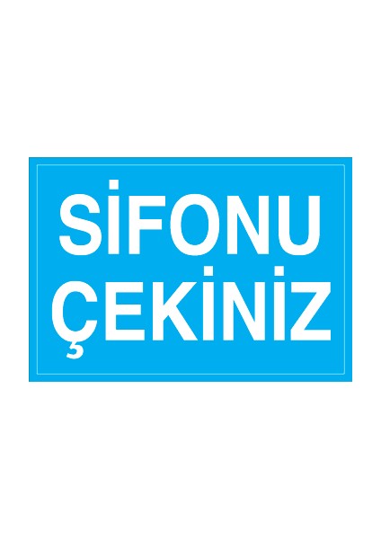 Sifonu Çekiniz Sticker-Folyo