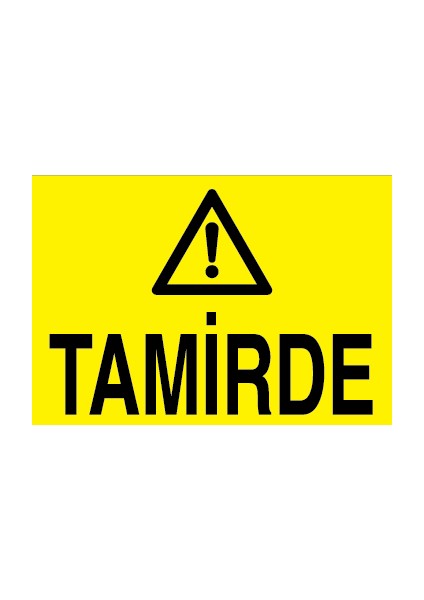 Tamirde Sticker-Folyo