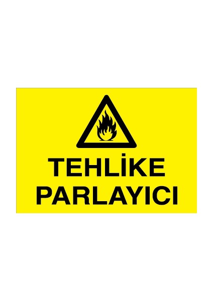 Tehlike Parlayıcı Pvc-Leksan