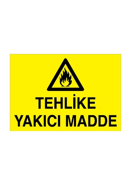 Canis Etiket Tehlike Yakıcı Madde Dekota