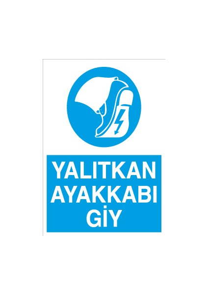 Yalıtkan Ayakkabı Giy Pvc-Leksan