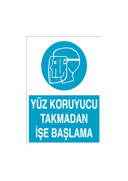 Yüz Koruyucu Takmadan Işe Başlama Pvc-Leksan