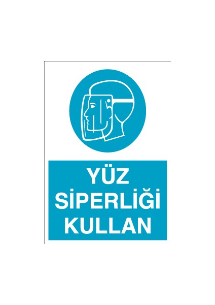 Yüz Siperliği Kullan Pvc-Leksan