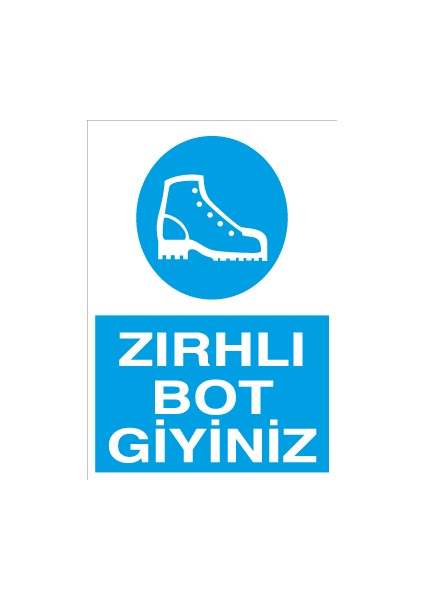 Zırhlı Bot Giyiniz Pvc-Leksan