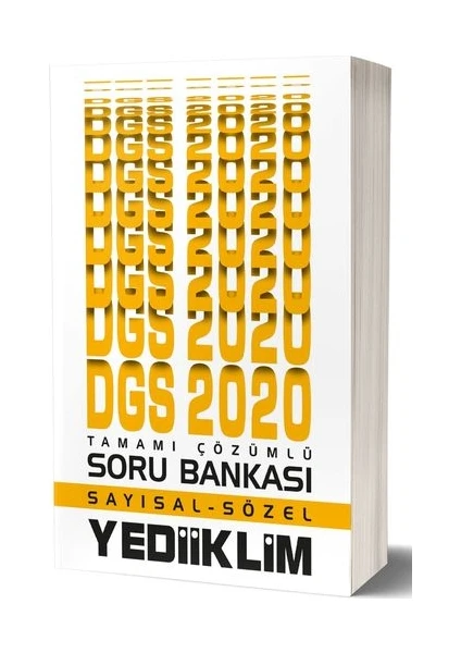 Yediiklim Yayınları 2020 ALES Sayısal-Sözel Tamamı Çözümlü Soru Bankası