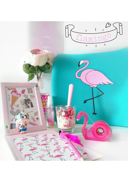 Office Küp Bel Yastığı Ofis Koltuk Minderi Turkuaz Flamingo fiyatları