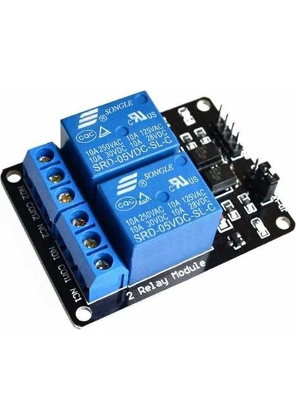 5V 2 Kanal Röle Kartı
