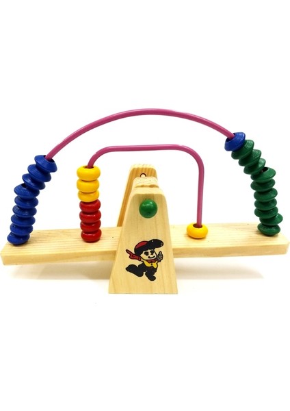 Abacus Seesaw Ahşap Tahterevalli Abaküs