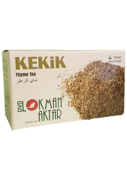 Kekik Çayı 20'li Süzen Poşet Net 40gr
