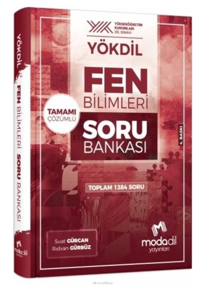 YÖKDİL Fen Bilimleri Tamamı Çözümlü Soru Bankası