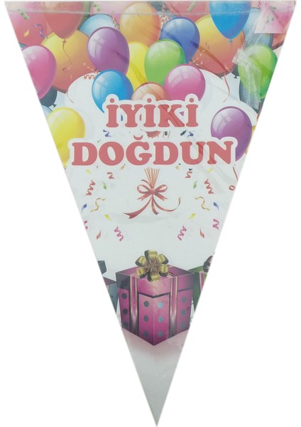 Iyiki Doğdun Renkli Balonlu Filama