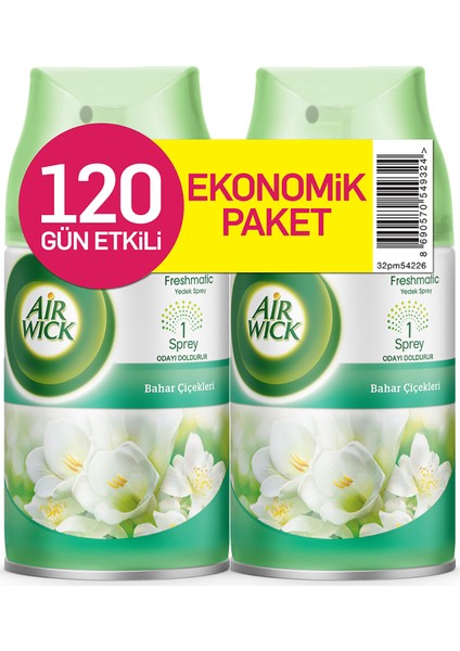 Air Wick Oda Kokusu Bahar Çiçekleri 2'li Yedek