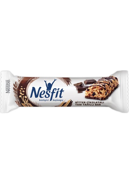 Nestle Nesfit Bitter Çikolatalı Tam Tahıllı Bar 23 Gr