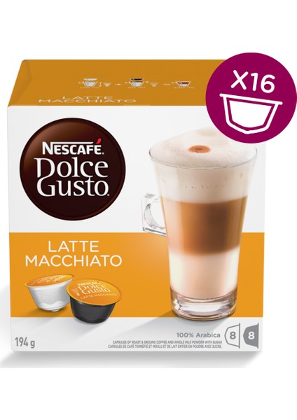 Dolce Gusto Latte Macchiato 16 Kapsül