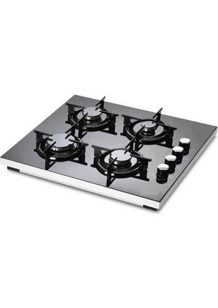 Ko-40 Tshdf Siyah Doğalgazlı Set Üstü Cam Ocak