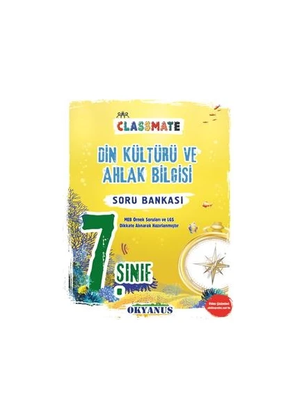 Okyanus Yayınları 7. Sınıf Classmate Din Kültürü Ve Ahlak Bilgisi Soru Bankası