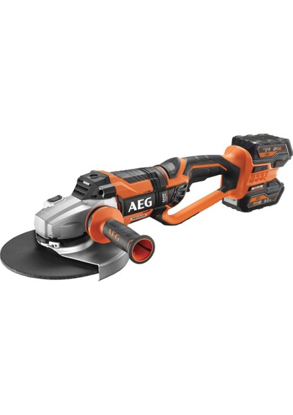 Aeg BEWS 18-230BL-602 Çift Akülü Avuç Taşlama 230 mm (Lithium ion 18 V;5,0 Ah)