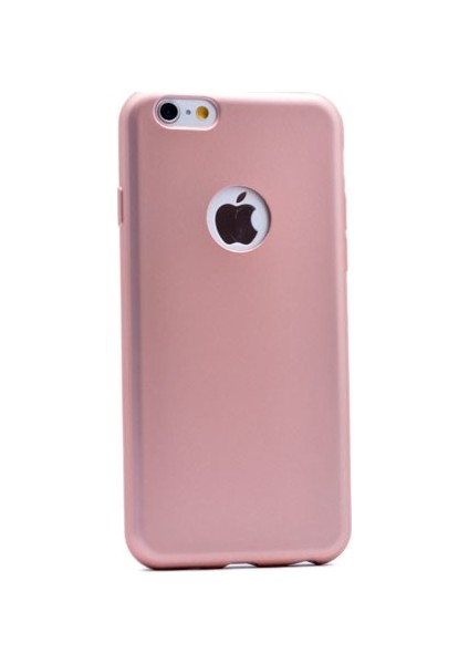 Apple iPhone 6 Plus Ultra İnce Mat Silikon - Rose + Nano Ekran Koruyucu